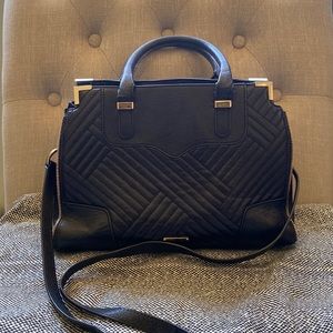 Rebecca Minkoff black leather handbag